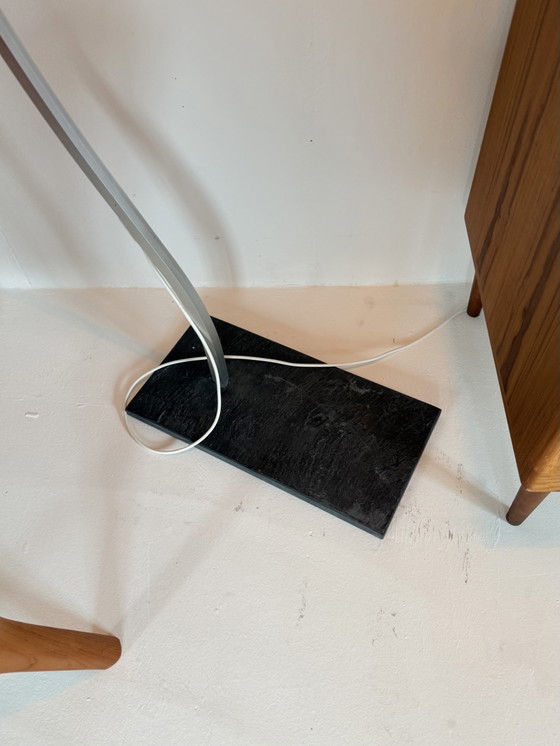 Vintage XXL Verstelbare Deense Booglamp ‘70 – Vloerlampen, Plastic, Metal (photo 15 of 15)