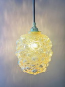 Amber Glass Bubble Lamp Helena Tynnel 1970s