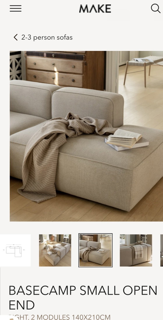 Image 1 of Créez un canapé au design nordique BASECAMP