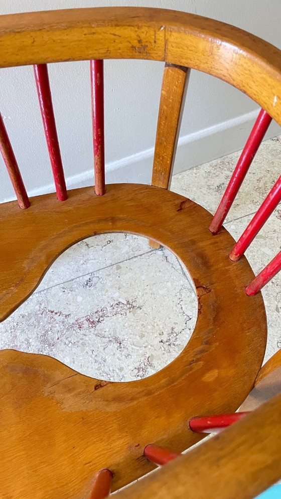 Image 1 of Poltrona per bambini in legno vintage Baumann