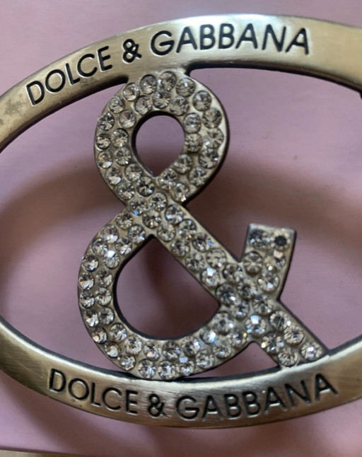 Hebilla de cinturón Dolce & Gabbana vintage de los años 80/90: Magnífica y rara hebilla de cinturón. – cadeaus, Metal, Other