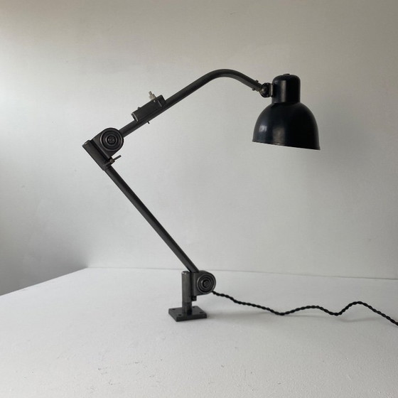 Image 1 of Antique Bauhaus Hala 122 Workshop Wall Lamp