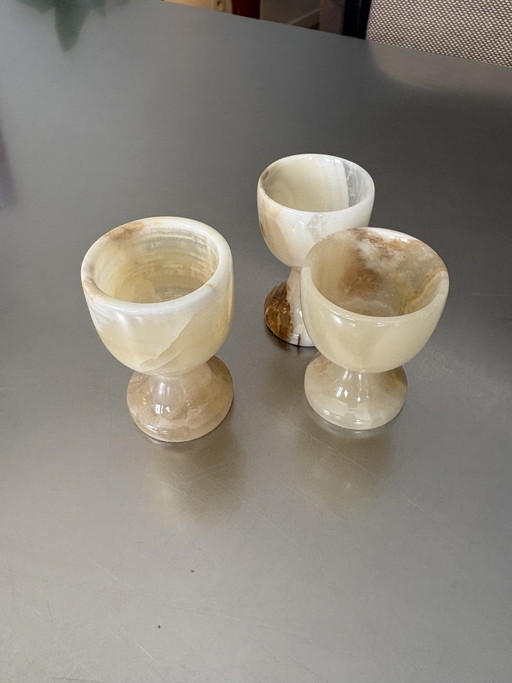 Vintage-Eierbecher – keukenaccessoires, Marble
