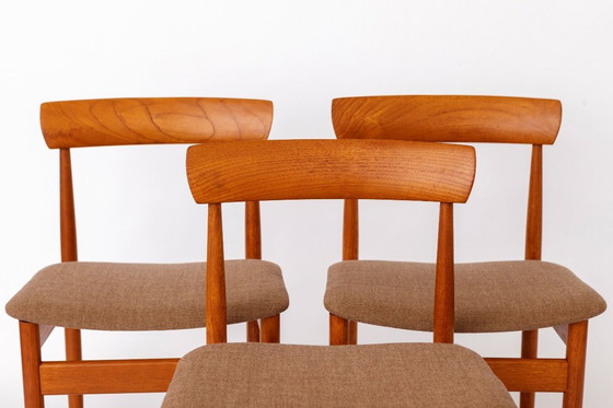 Image 1 of Set of 3 Vintage Teak Dining Chairs by Farsø Stolefabrik, Danish Mid-Century Modern, 1960s