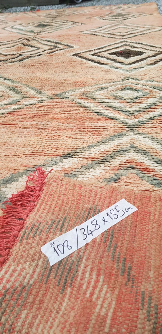 Image 1 of Handgeknoopt Berber kleed wol 348x185cm