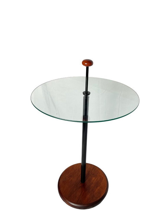 Image 1 of table d'appoint en verre au design vintage