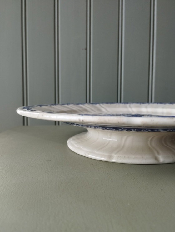 Image 1 of Mounted plate in Gien ironstone earthenware