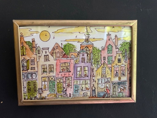 🎨 Handgemalte Original-Miniaturgemälde