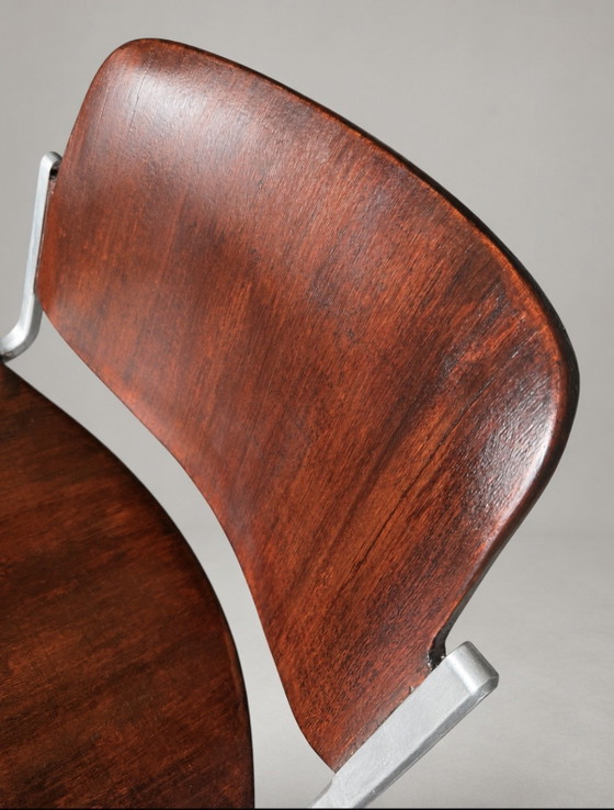 Vintage Castelli DSC 106 Chair — Giancarlo Piretti – Anonima Castelli, Eetkamerstoelen, Aluminium, Metal (photo 4 of 15)