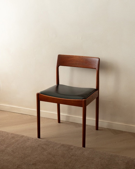 Deense moderne teakhouten eetkamerstoelen van Johannes Nørgaard, jaren 60, set van 5 – Johannes Norgaard (photo 10 of 18)