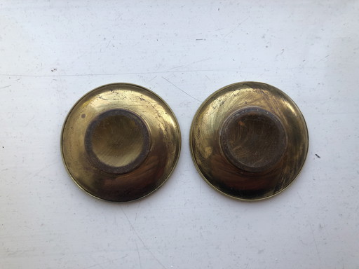 2 Vintage Sieraden Schaaltjes Met Vlindervleugjes
