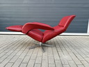 Recent Jori Symphony relax chair, Red Celia leather, Size Medium, in top condition!
