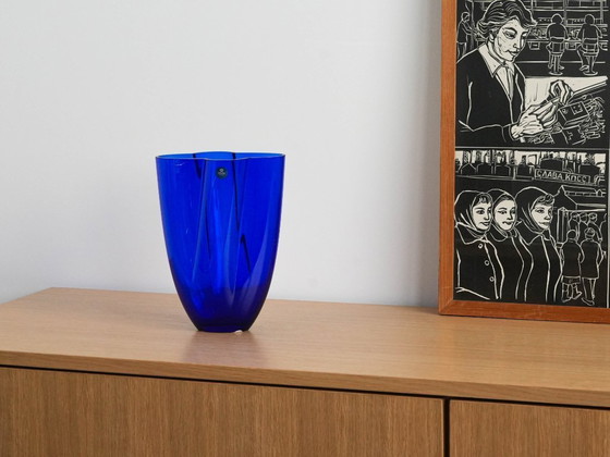 Image 1 of Cobalt vase, Danish design, 1980s, manufacturer: Royal Copenhagen