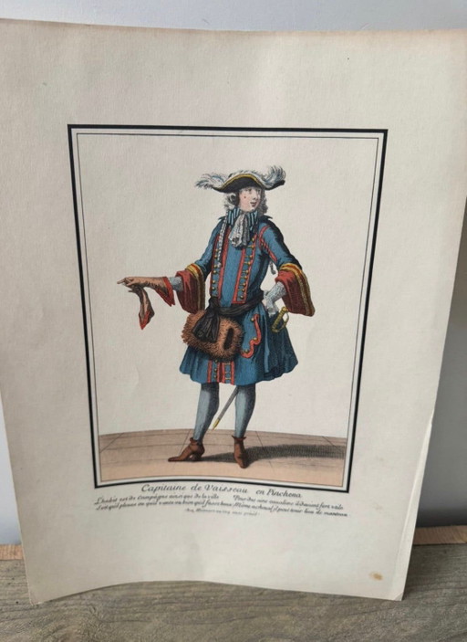 Prachtige set van 2 historische Franse prenten uit de bekende *Bonnart*-serie. – giclee prints, Paper (photo 2 of 6)
