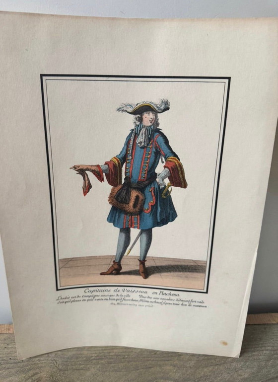 Prachtige set van 2 historische Franse prenten uit de bekende *Bonnart*-serie. – Giclée Prints, Paper (photo 2 of 6)