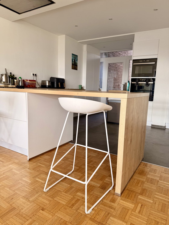 Image 1 of HAY AAS38 – 5 sgabelli da bar di design (75 cm) – Bianco