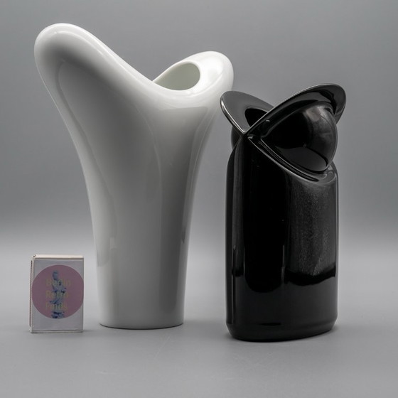 Image 1 of Rosenthal Designer Vase Duo NAUTICA Jan van der Vaart + SPIRIT Platt & Young