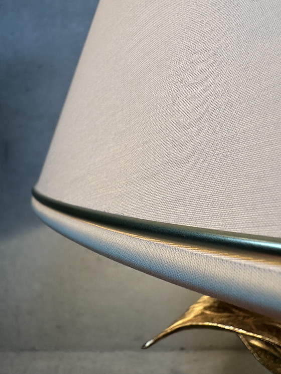 Image 1 of Lampe de table vintage de style Hollywood Regency « palmier »