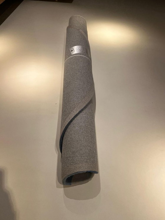 Image 1 of Tappeto Claire Gaudion, rotondo, blu/verde, diametro 200 cm