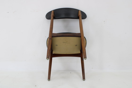 Image 1 of 1960S Set Of Six Scantic Mobelvaerk Dining Chairs In Leatherette, Denmark