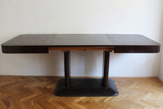 Image 1 of 1930s Extendable Dining Table by Jindrich Halabala 