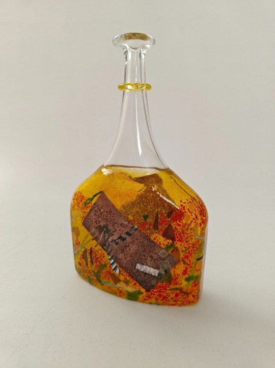 Beautiful Yellow Vase by Bertil Vallien for Kosta Boda Type Satelitte – Glass (photo 5 of 9)
