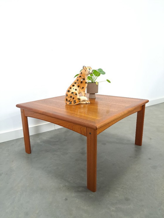 Image 1 of Mesa de centro danesa cuadrada de teca Glostrup, n.º 4