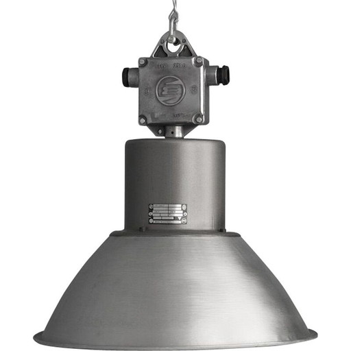 Vintage ophanging van geborsteld aluminium, 1960