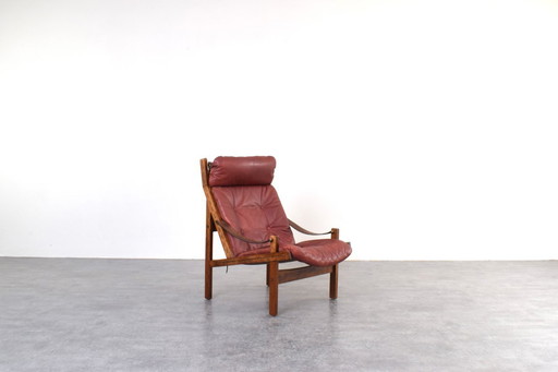 Fauteuil lounge Hunter du milieu du siècle par Torbjørn Afdal pour Bruksbo, années 1960.