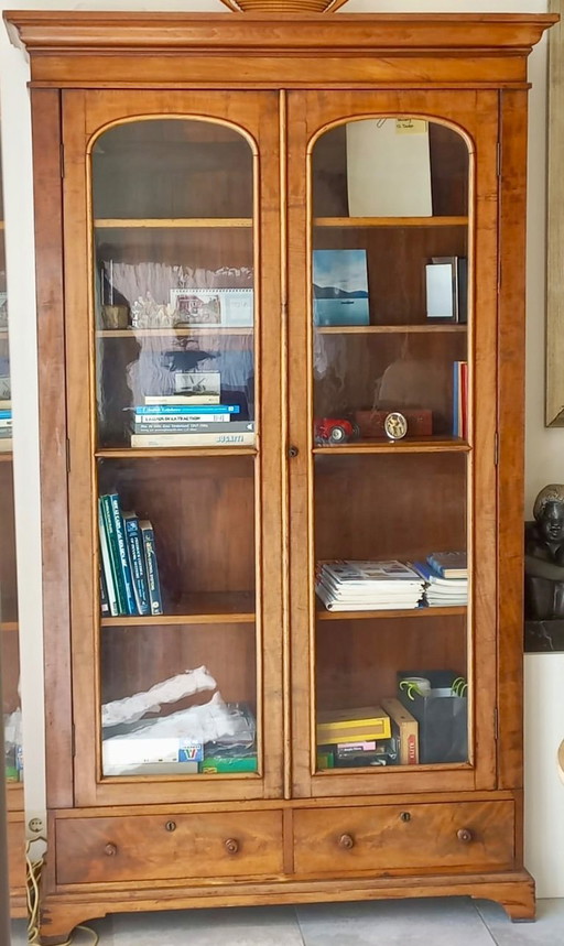 Boekenkast Antieke Met Origineel Glas