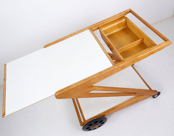 Image 1 of Carrello di servizio "Mobilo PE03" di Cees Braakman per Pastoe, anni '50