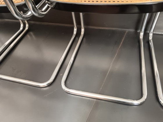 Image 1 of Set di quattro sedie B32 di Gavina della fine degli anni '60