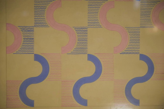 Gouache on paper original unique modernist work by Jean Boris Lacroix 1940s – Art Prints, Bauhaus (photo 9 of 13)