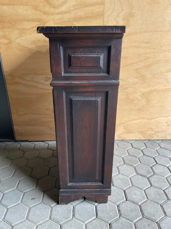 Grazioso ARMADIETTO DA INGRESSO a 1 anta rovere scuro con cassetto 92 x 62 cm – Armadi a muro, Legno (photo 3 of 14)