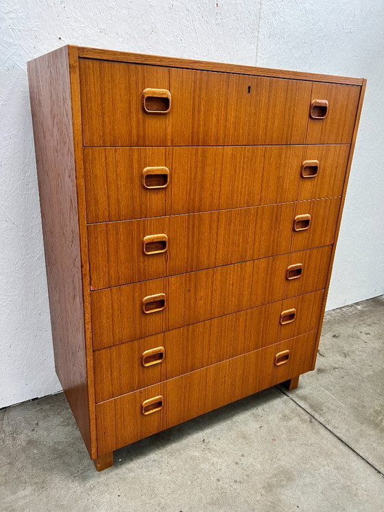Image 1 of Vintage Midcentury Chest of Drawers, Smi Sweden, 1960s