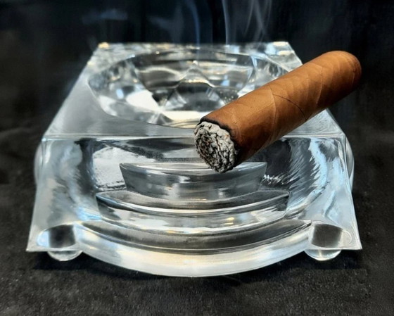 Image 1 of Coupe en cristal Šipek – Chef-d'œuvre géométrique en verre