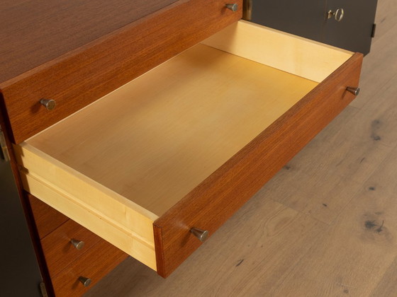 Sideboard aus den 1960er Jahren, Holz, Schwarz (Foto 7 von 9)
