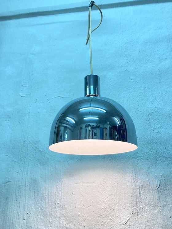 Image 1 of Lampada a sospensione dell'era spaziale italiana di Sirrah Design Franco Albini Franca Helg