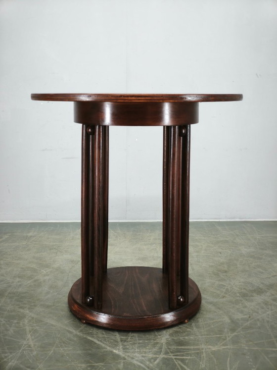 Image 1 of Fledermaus Vienna Secession Bentwood Table, Austria, circa 1900