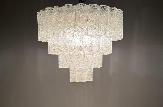 Image 1 of Mid - Century ceiling lamp/chandelier by Doria Leuchten, Germany, 1970s