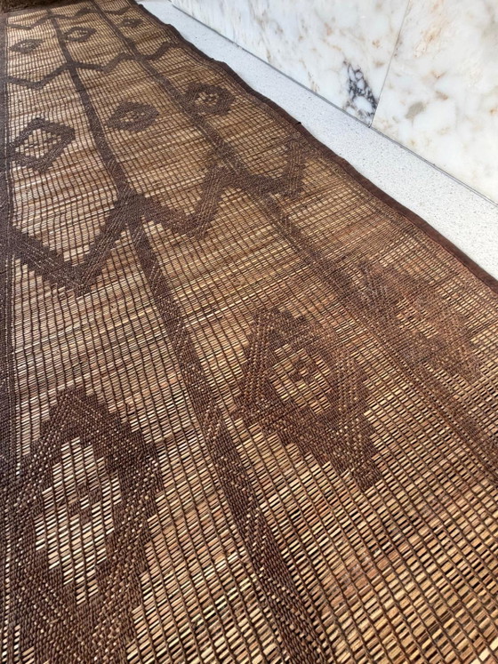 Tuareg Kleed Leer Riet Rattan Groot – Vloerkleden en tapijten, Bamboo, Leather (photo 11 of 15)