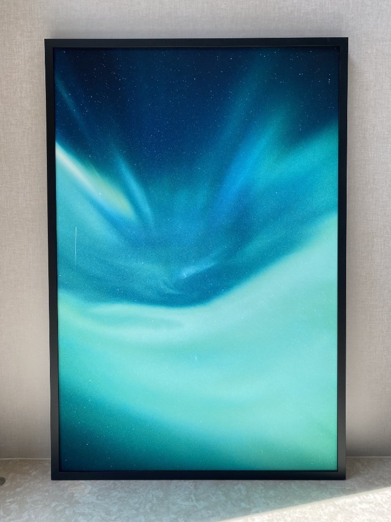 Op zoek naar het Noorderlicht. Mooie luchten boven de Noordoostpolder  #gemaaktindenoordoostpolder #riekvandebor #natuur #luchten, image size:768x1024