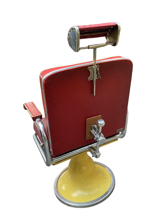 Sedia da barbiere vintage