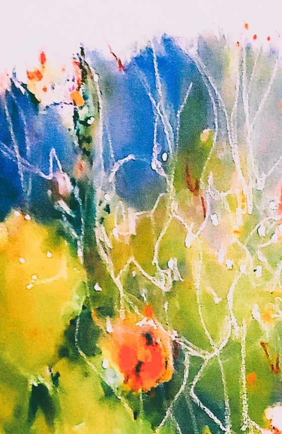 Image 1 of Abstract schilderij - Meadow