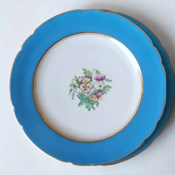 6 dessert plates in porcelain Old Paris 19th century – Crockery, Vintage (photo 3 of 28)