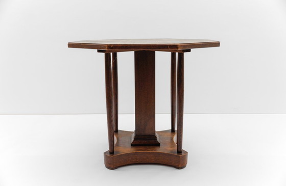 Image 1 of Art Deco Wooden Table, Germany, 1940s