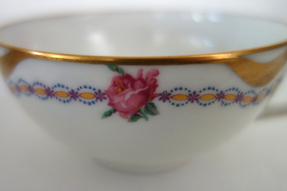 Image 1 of Servizio da caffè in porcellana Haviland per 9 persone, inizio XX secolo, set da 20