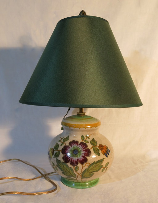 Vintage Plate Lamp