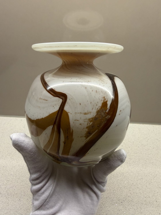 Bob Le Bleïs – Les Verriers De Maure-Vieil | French Vintage Art Glass Vase (photo 9 of 10)