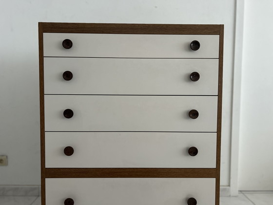 Image 1 of Vintage ladekast wenge hout 6 lades